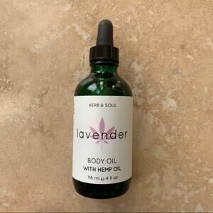 Lavender hemp body oil